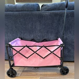 Brand New/Never Used-Collapsible Pink Utility Wagon